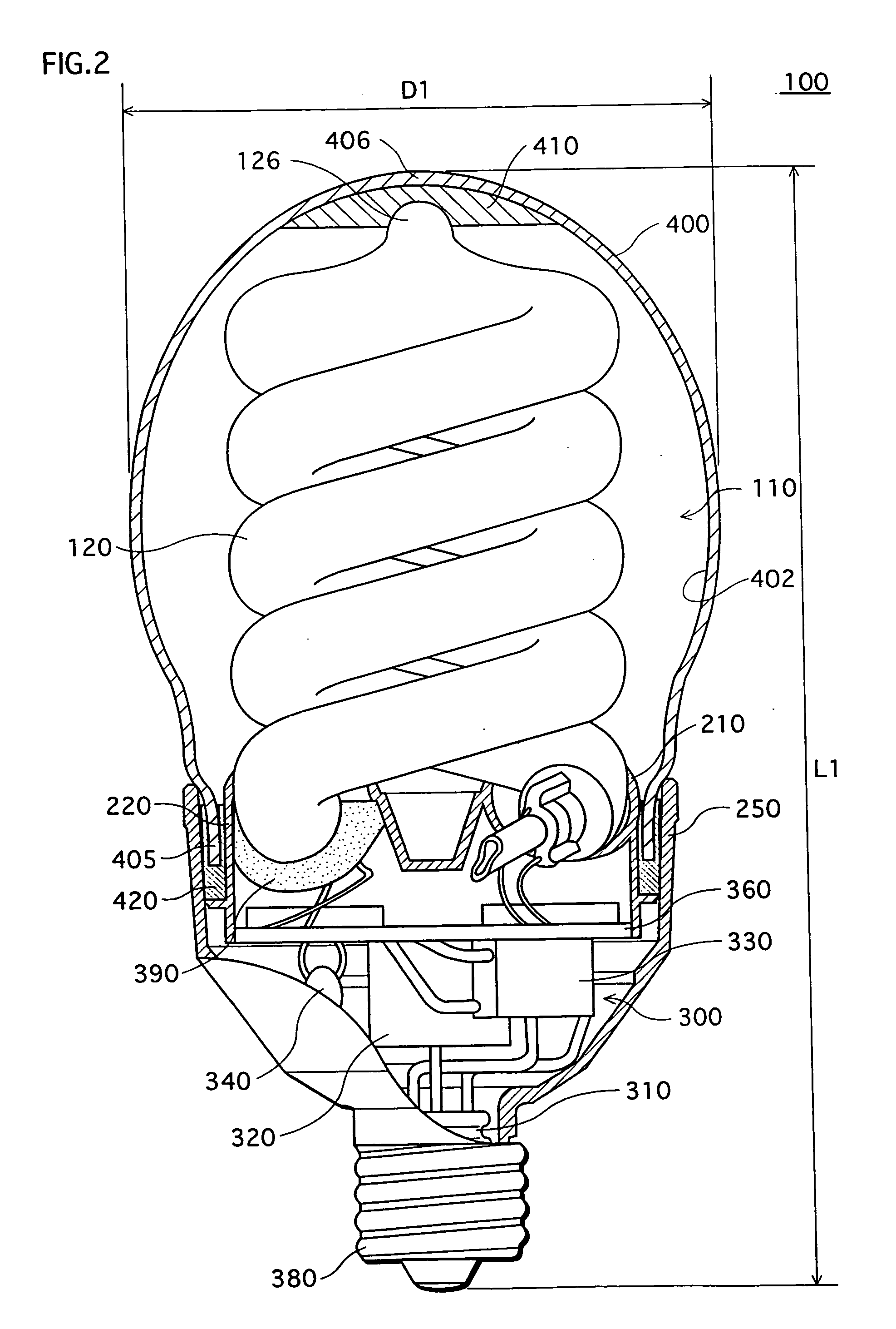 Small arc tube and low-pressure mercury discharge lamp