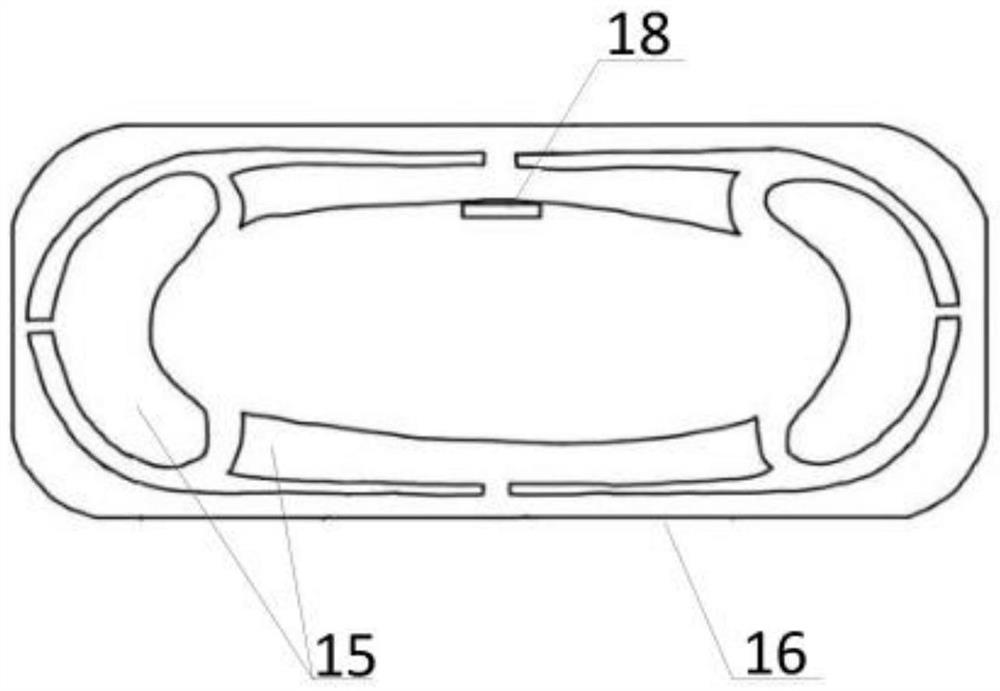 An anti-g suit with pressure adaptive gradient change