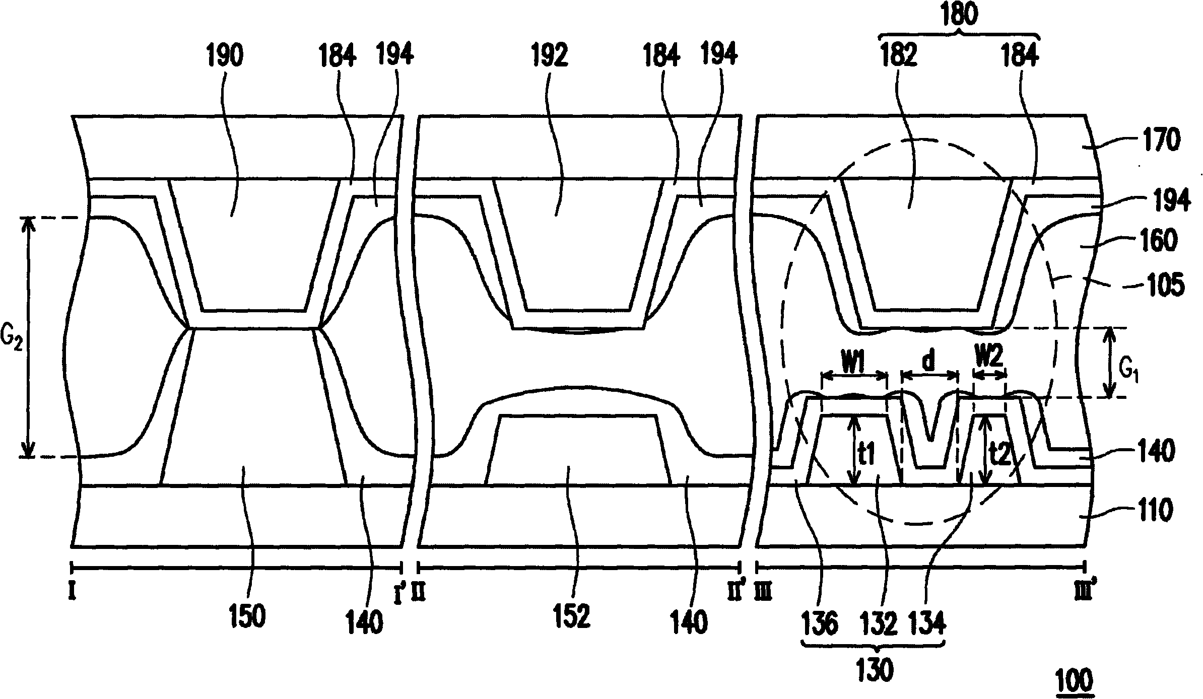 Induction structure and touch display panel