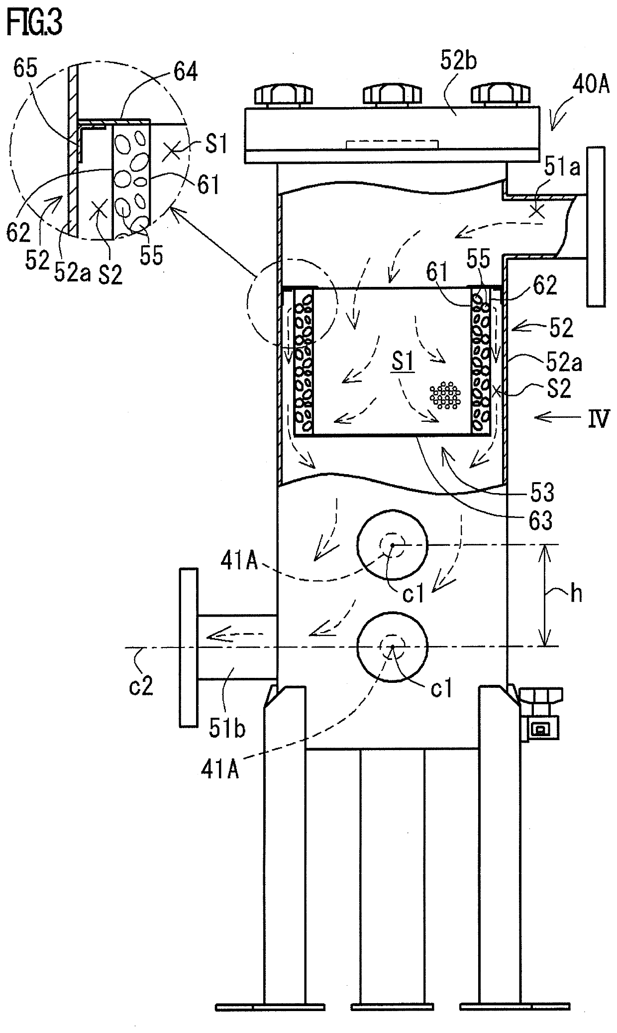 Microbubble generator and cooling water circulation system equipped with same