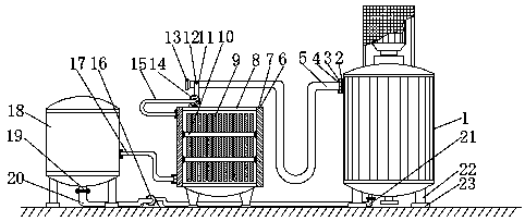 Distillation system with efficient waste heat recovery