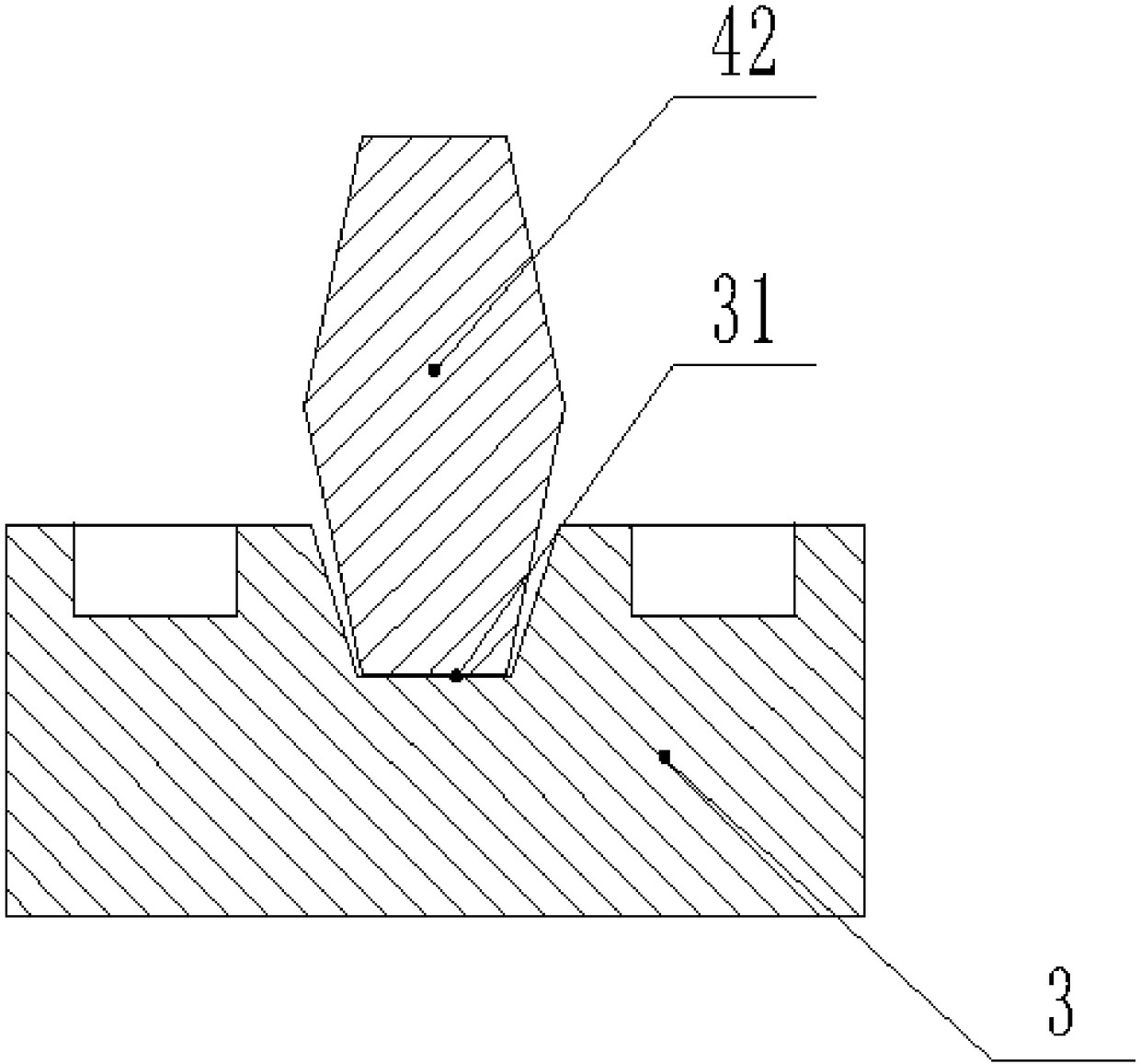 Root cutting device for grazing degraded Chinese wildrye steppe in typical steppe region