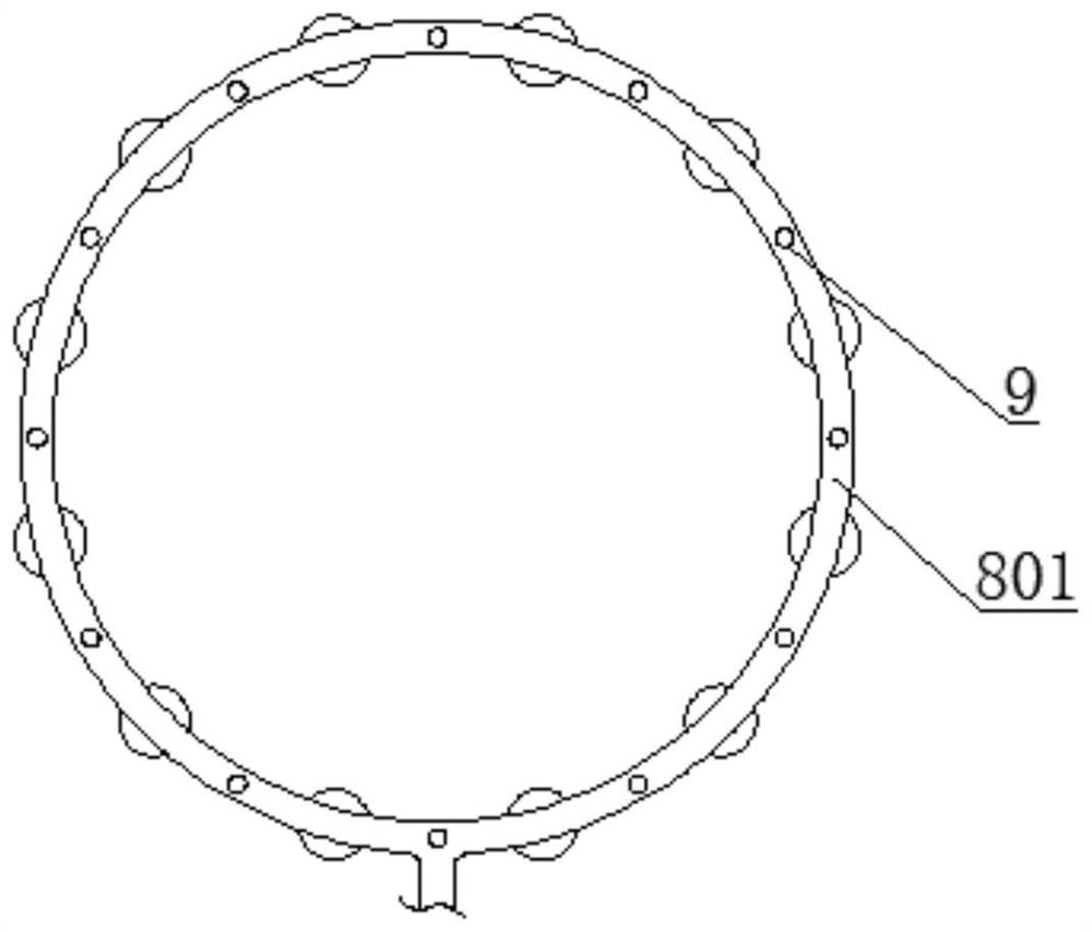 Hydrodynamic mist-spraying dust-settling and greening spraying device