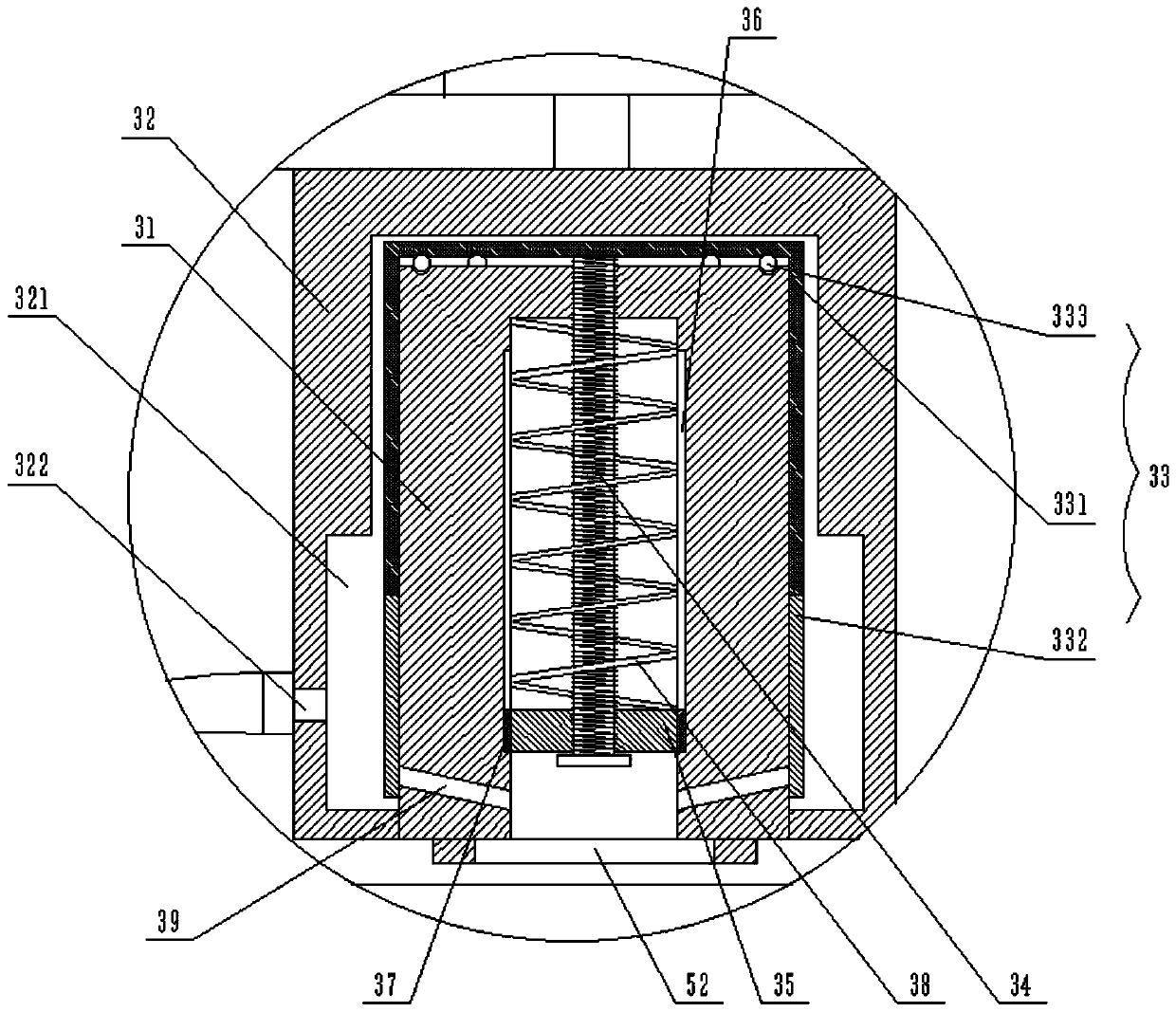 Building coiled material detection device