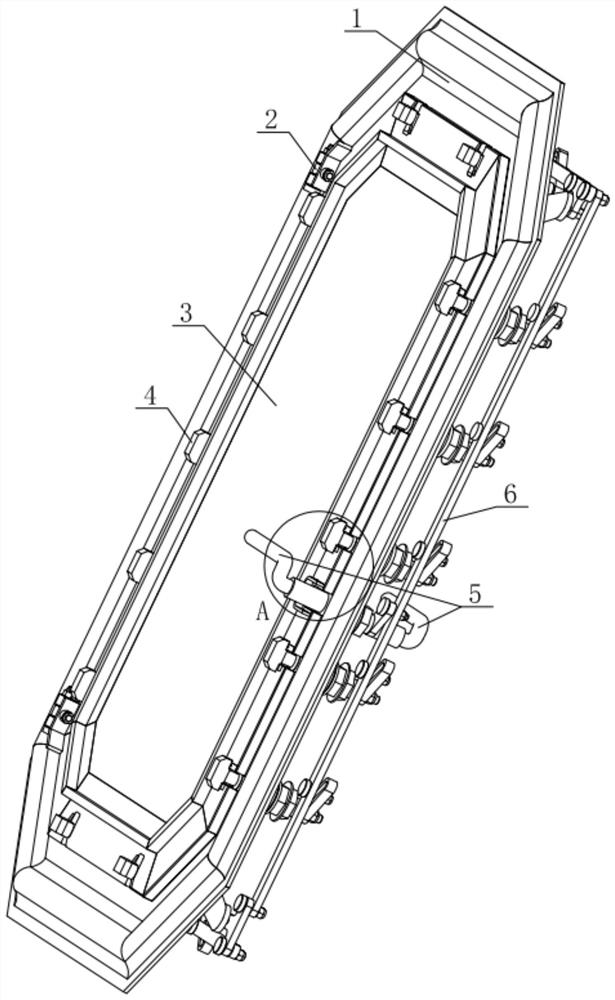 Marine anti-explosion watertight cabin door based on lightweight design