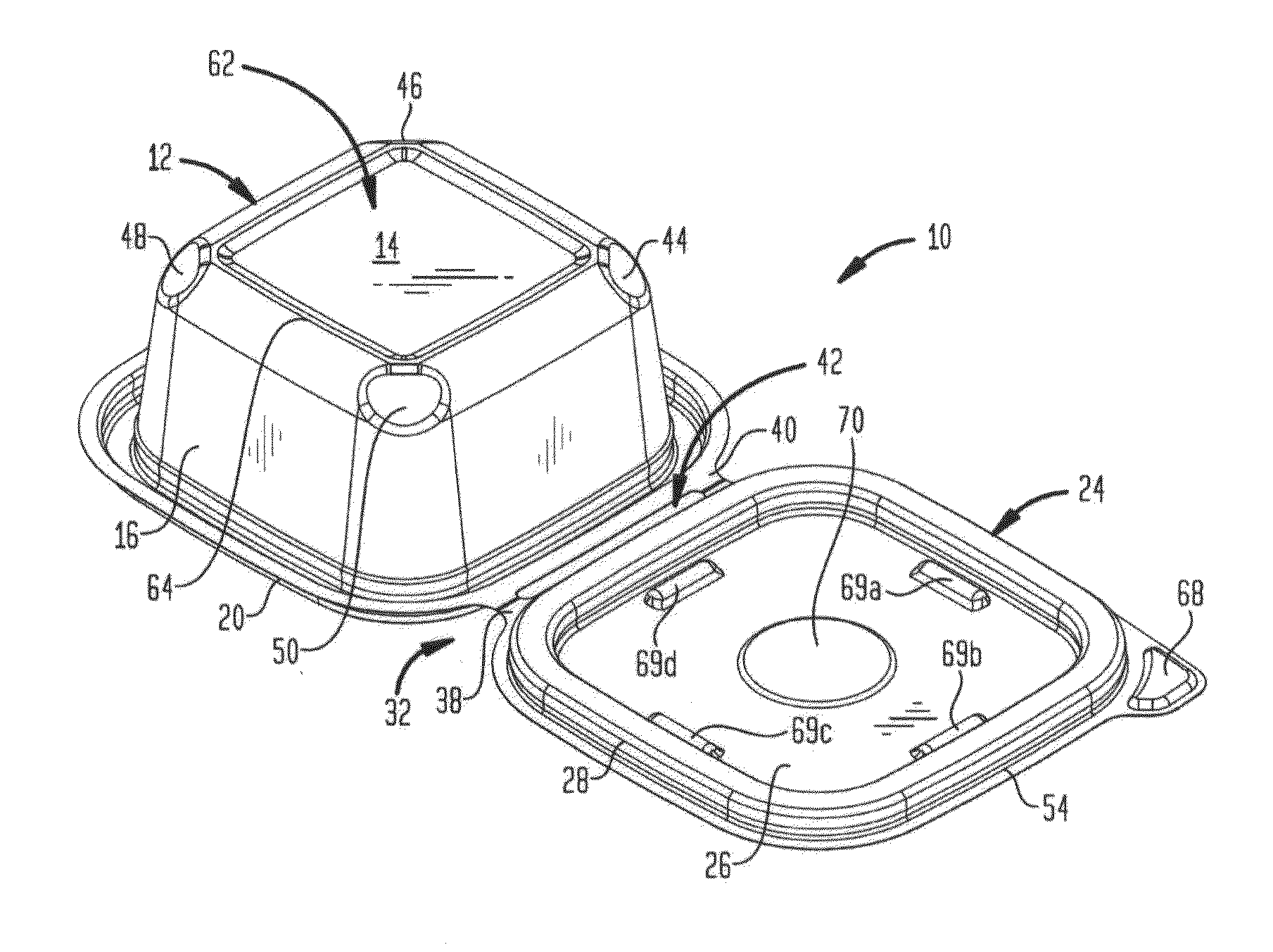 Sealable snack container