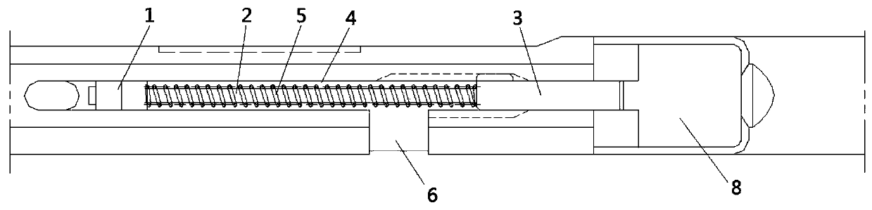 Switch machine indication rod and gap inspection device thereof