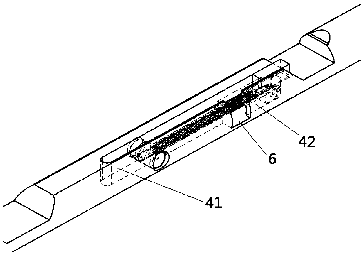 Switch machine indication rod and gap inspection device thereof