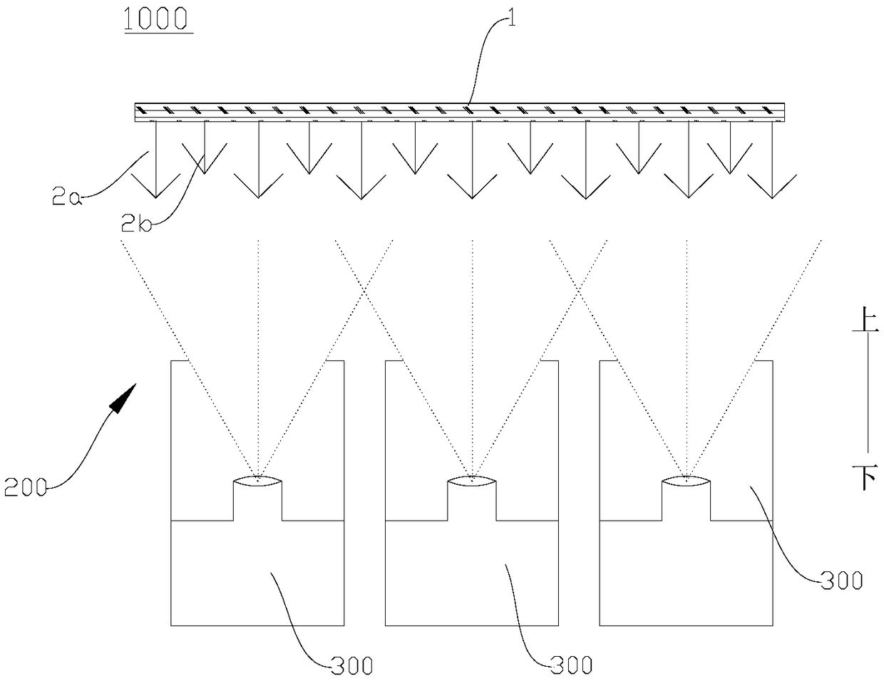 Baffle device for evaporation equipment and evaporation equipment