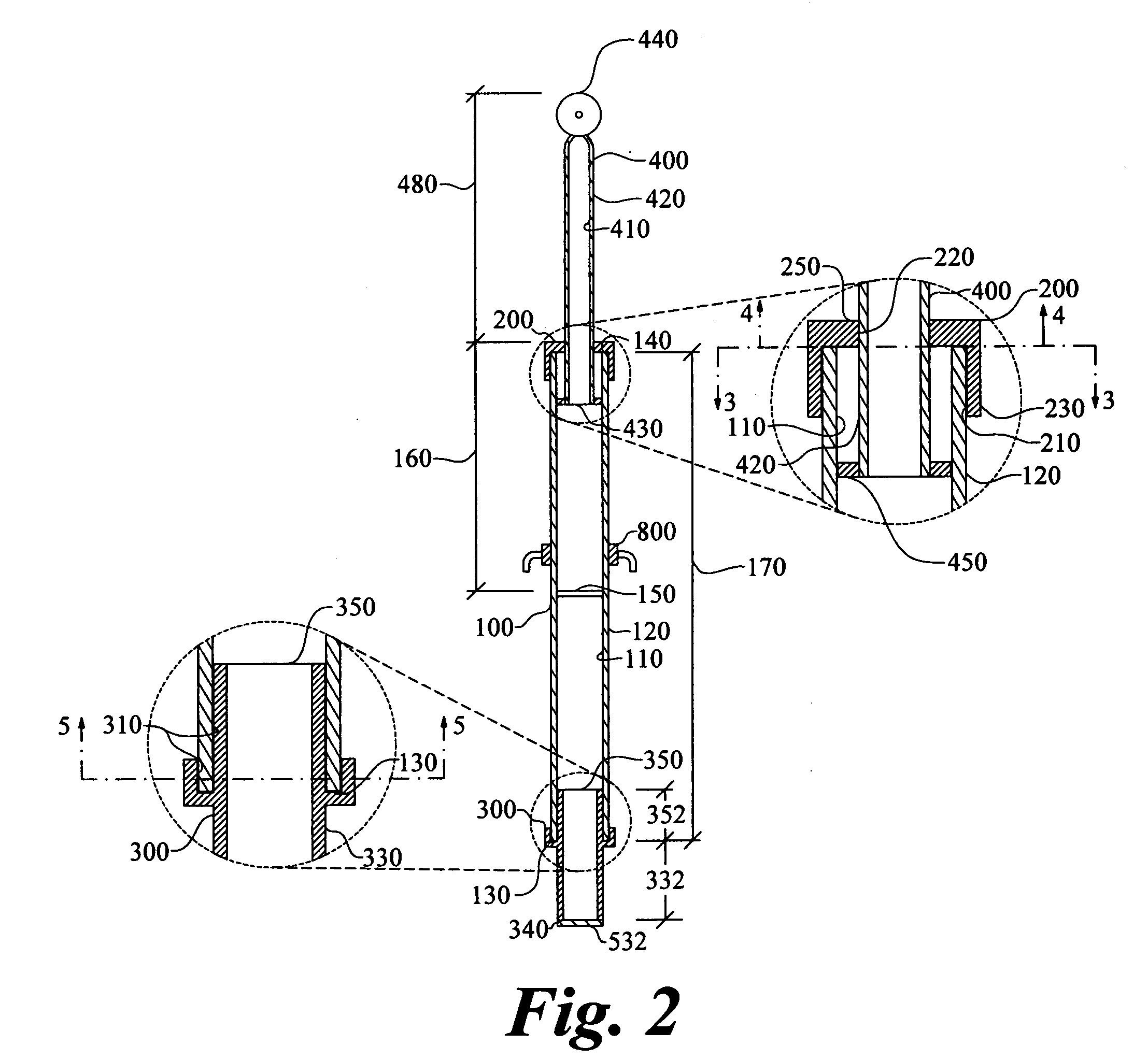 Composite locking upright