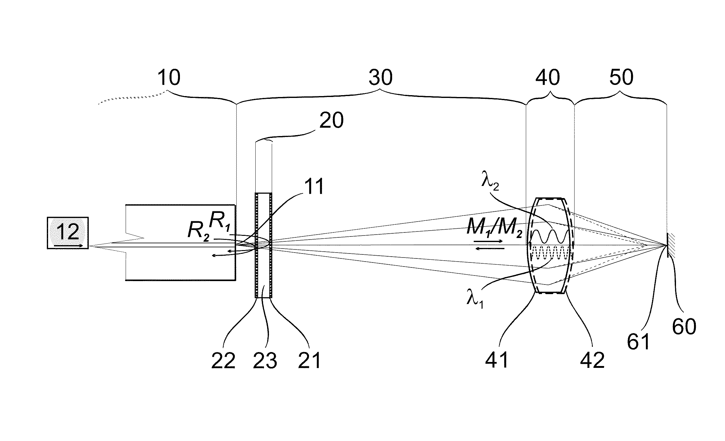 Corrective fiber-optic microprobe for white light interferometric measurements