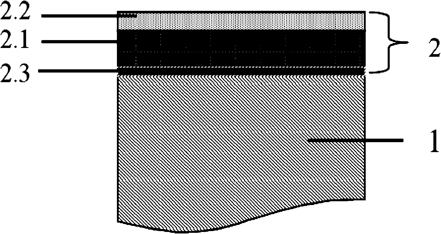Double-layer anti-reflecting film of crystal silicon solar cell and preparation method thereof