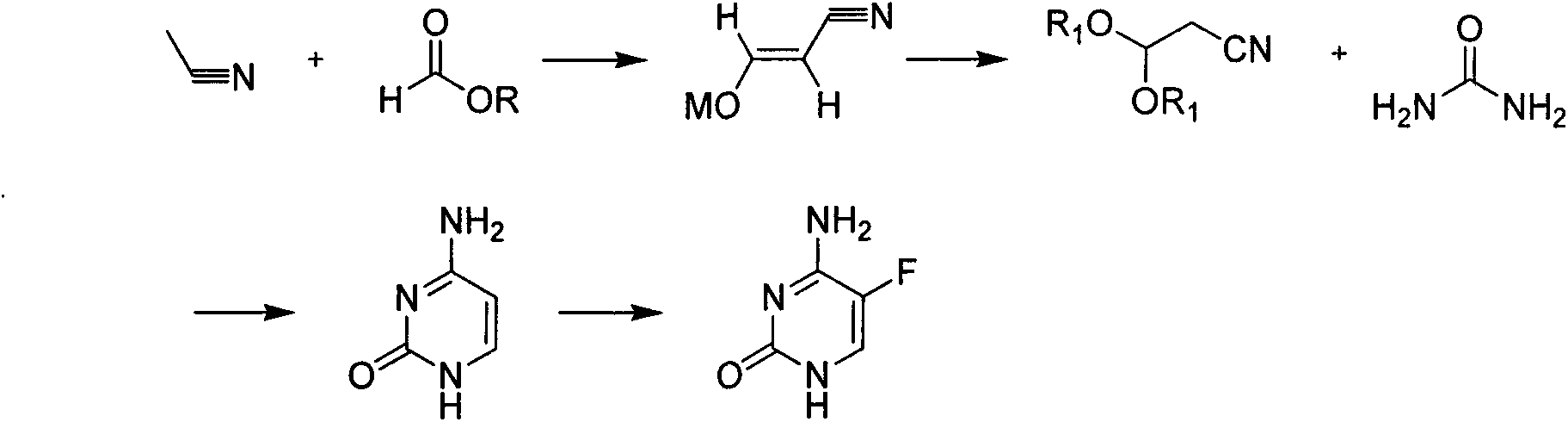 Novel technology for synthesis of 5-flucytosine