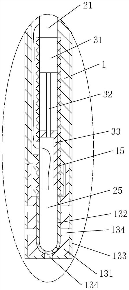 Chopsticks with temperature sensing function