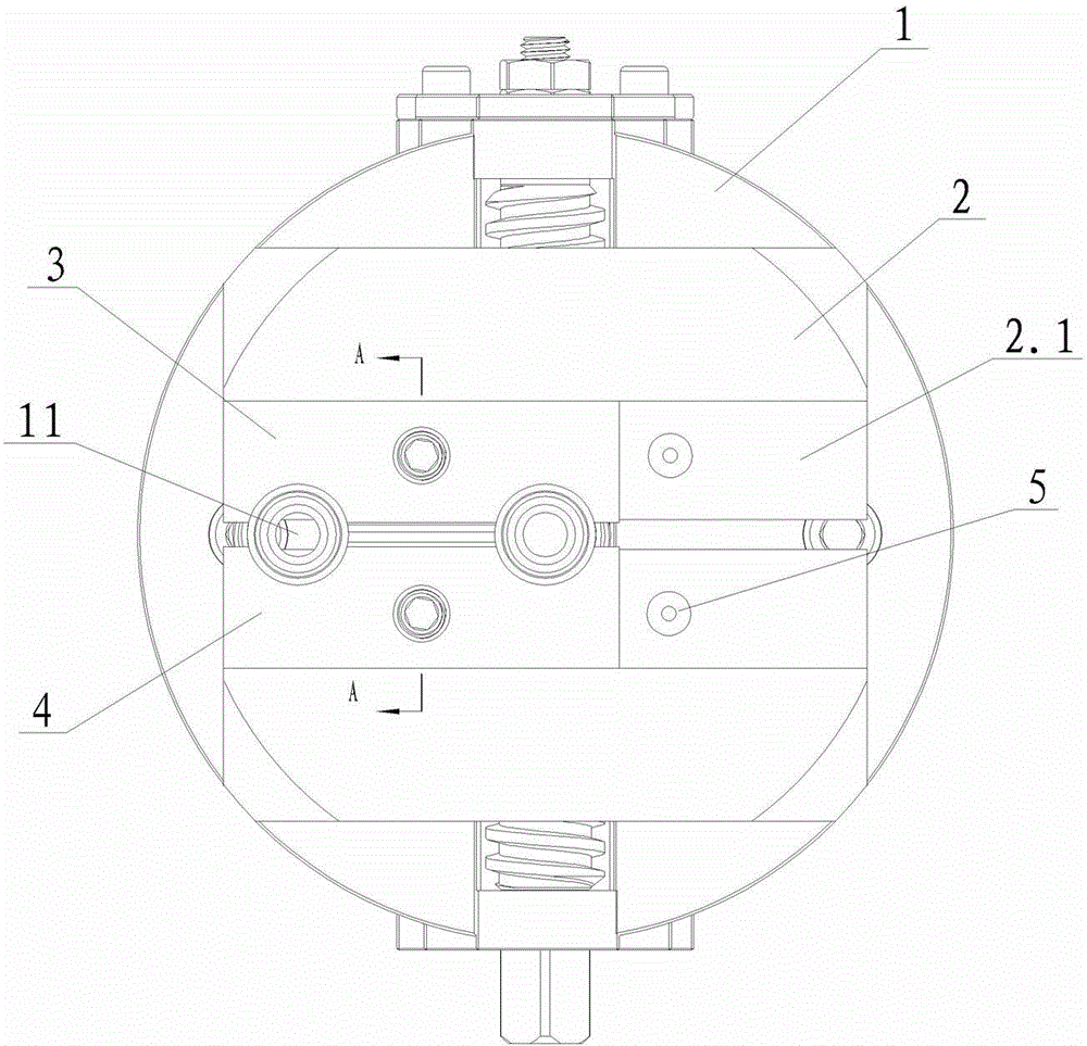 Fixture for processing H-shaped locking valve body