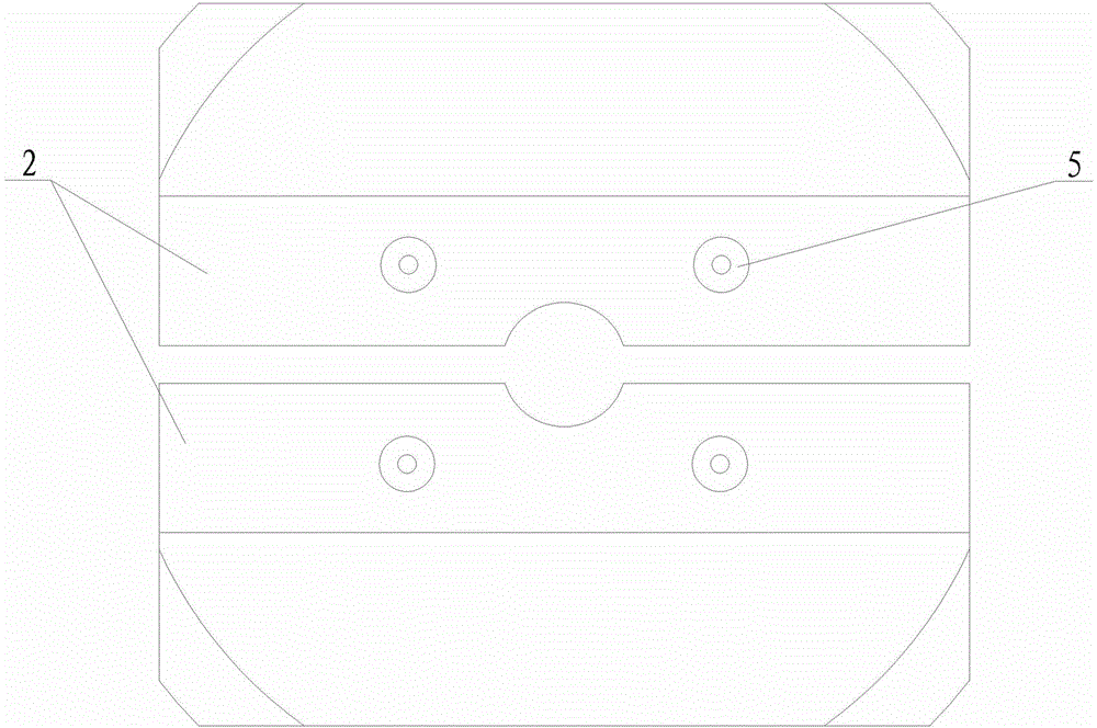 Fixture for processing H-shaped locking valve body