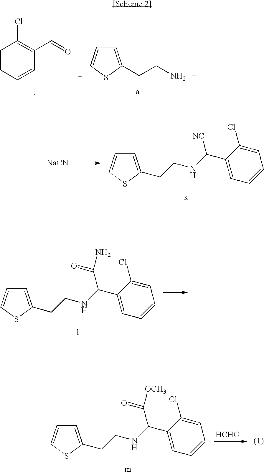 Process for the Preparation of S-(+)-Clopidogrel by Optical Resolution