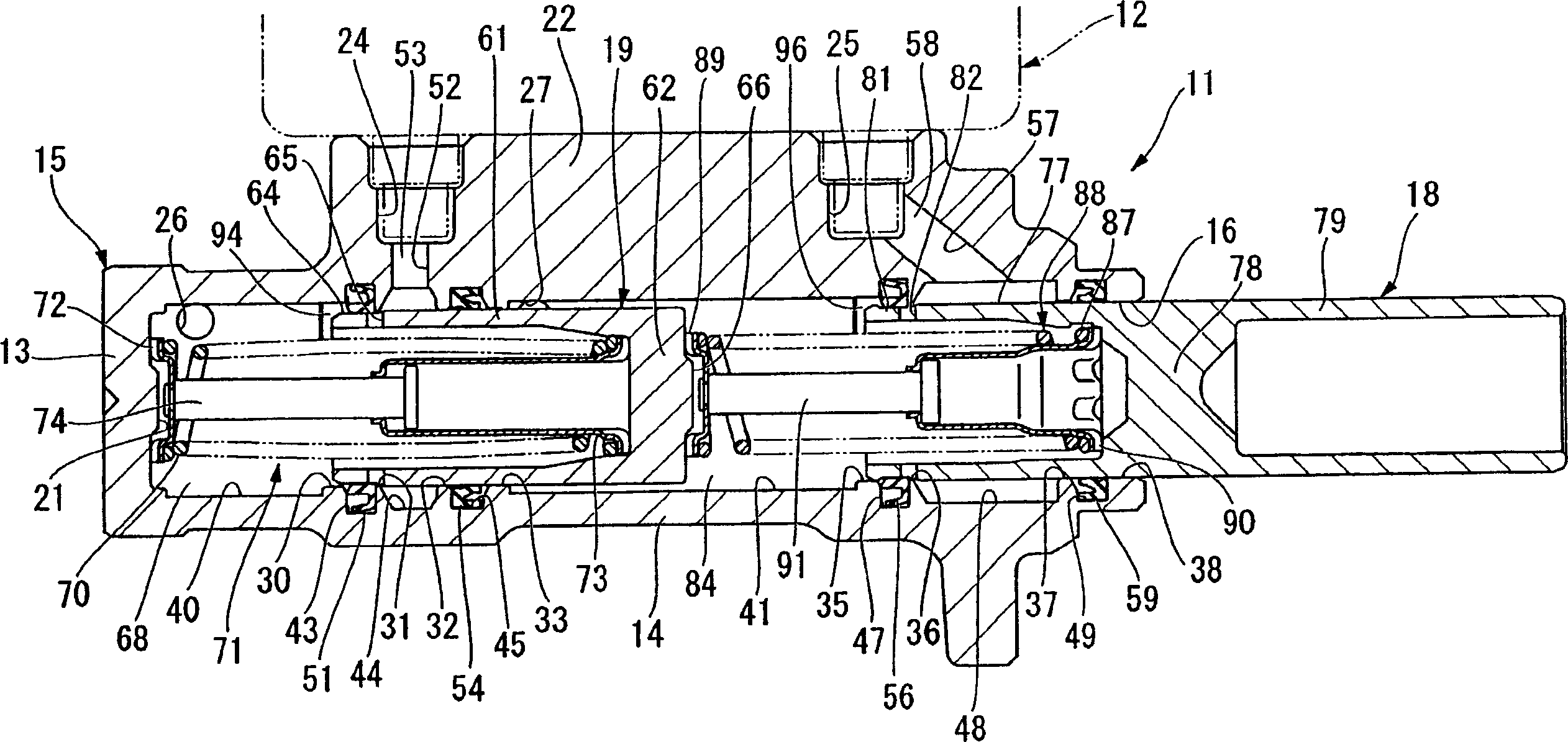 Master cylinder