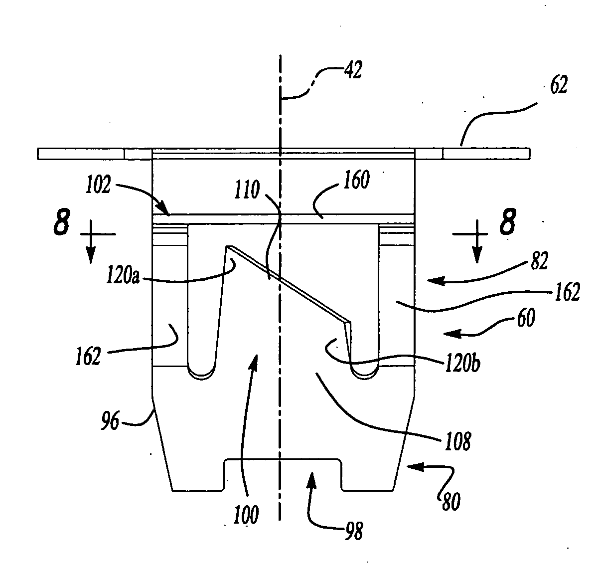 Resilient clip fastener