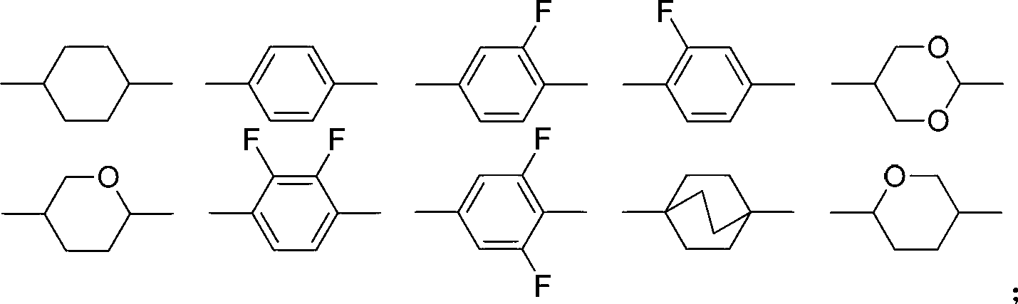 Liquid crystal compound containing benzoxazole and difluoromethylenedioxy bridged linkage and preparation method and application thereof