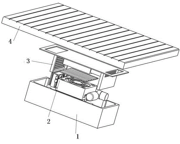Solar ventilation refrigerating device