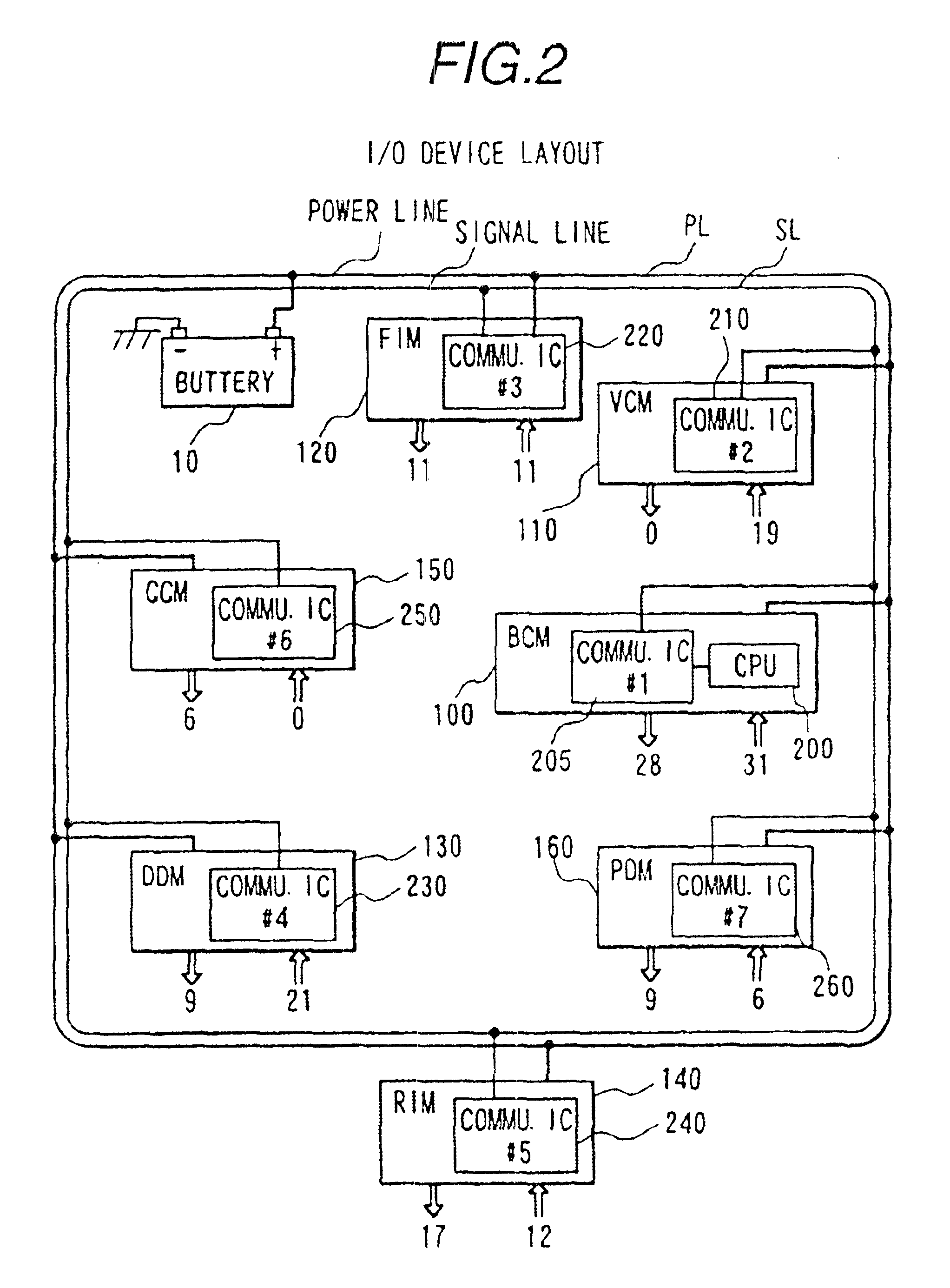 Electric power supply system for a vehicle
