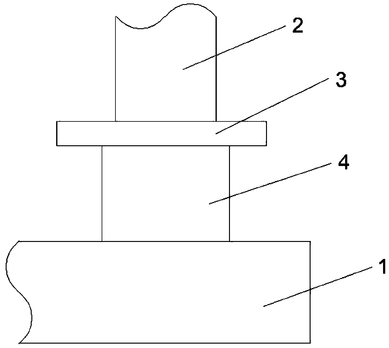 Unconfined compressive strength test sample positioning system