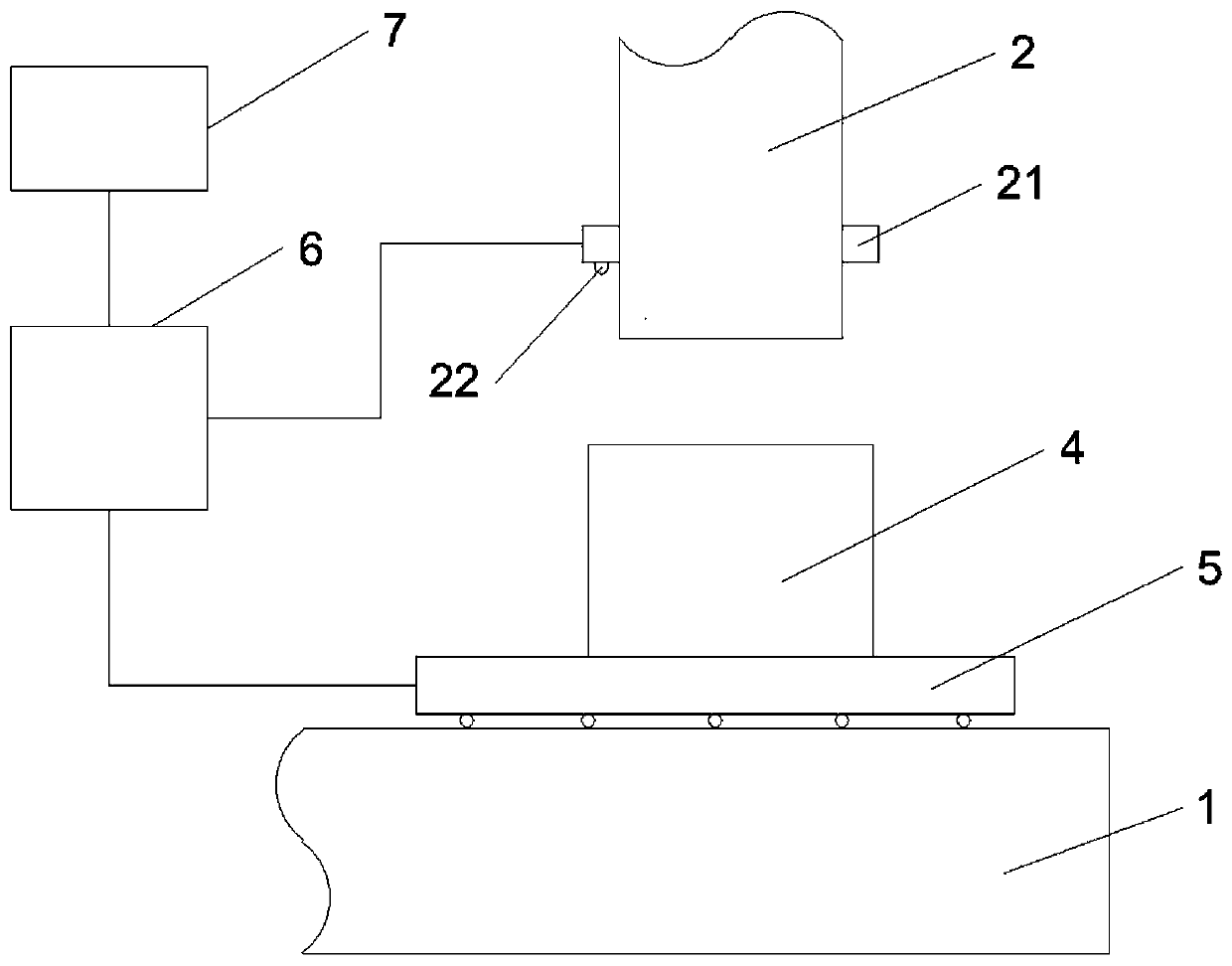 Unconfined compressive strength test sample positioning system