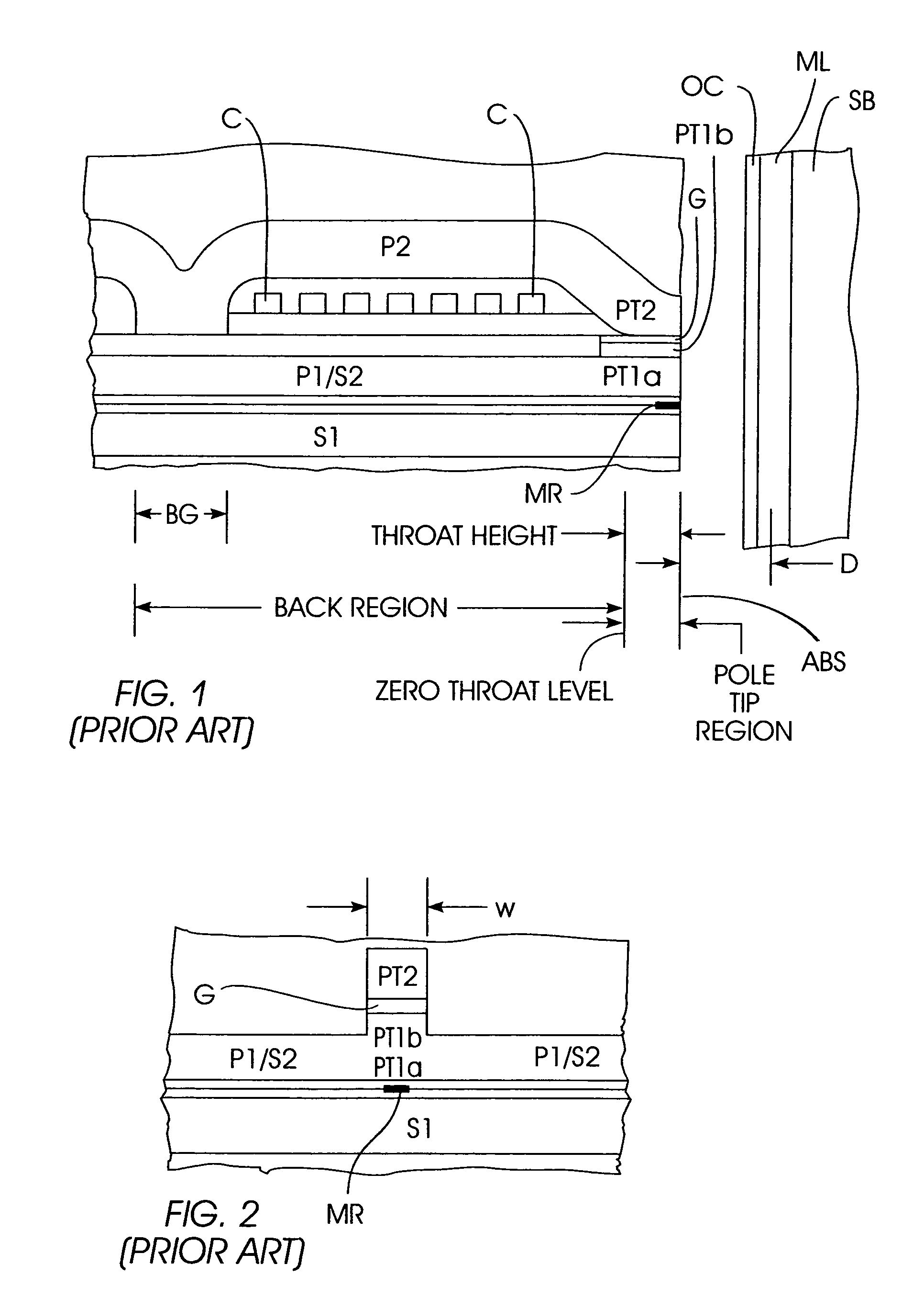 Thin film magnetic recording inductive write head with laminated write gap