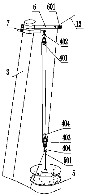 Overhead transmission line galloping suppression device