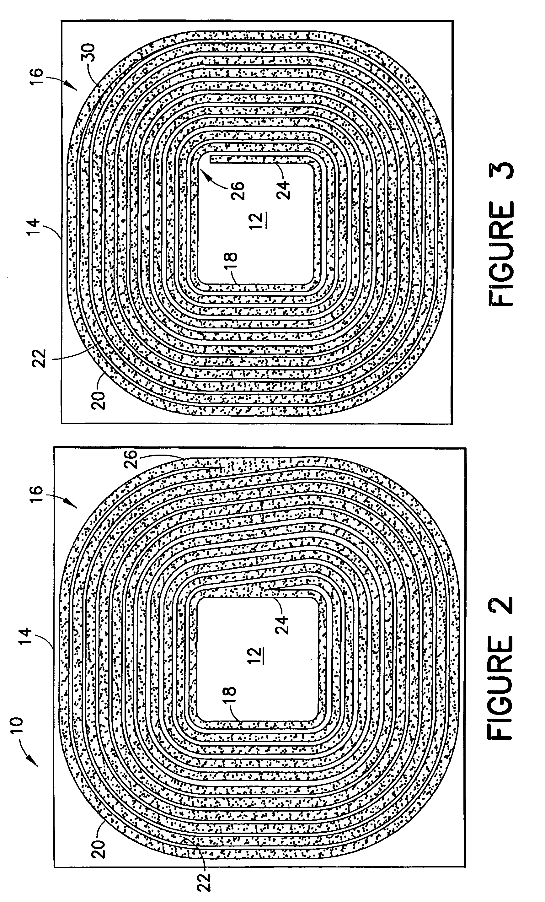 Passivation structure with voltage equalizing loops