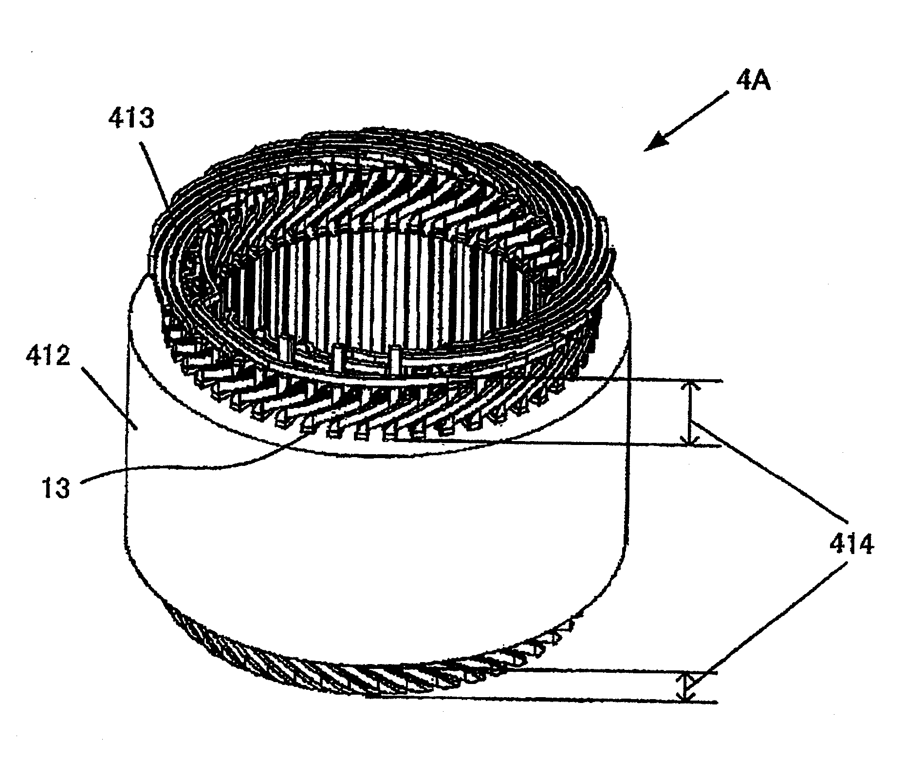 Rotating electric machine and production method for rotating electric machine