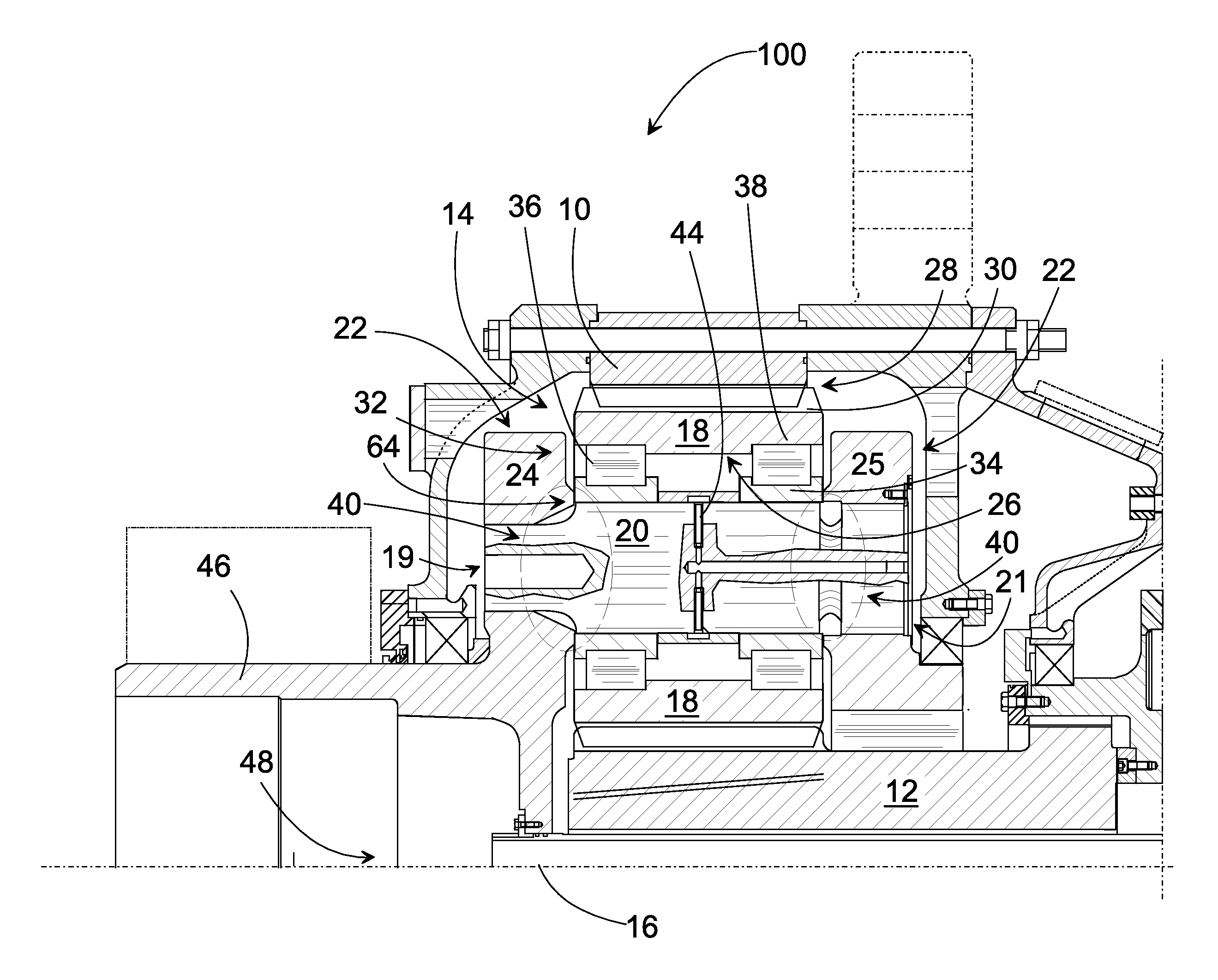 Arrangement in a Planetary Gearing and a Planetary Gear