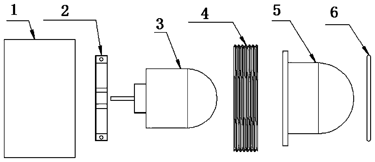 Observation window lighting device for ring network cabinet