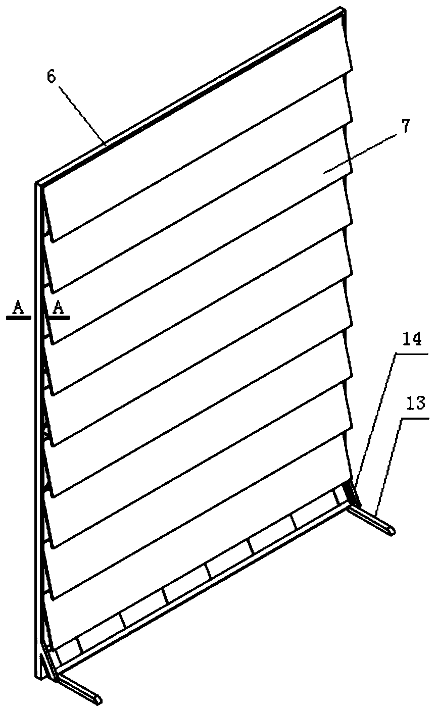 Resistance-type perpendicular shaft wind turbine and working method thereof