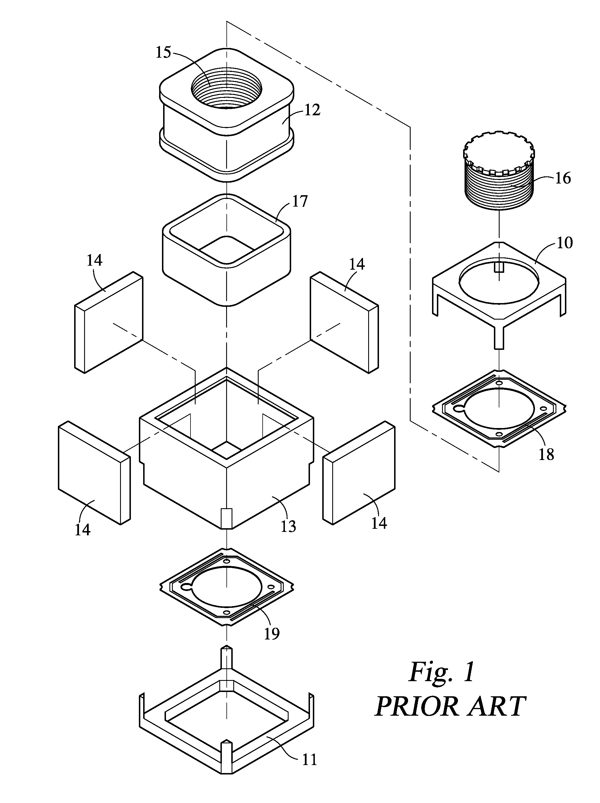 Protecting structure for movable mechanism in a miniature lens
