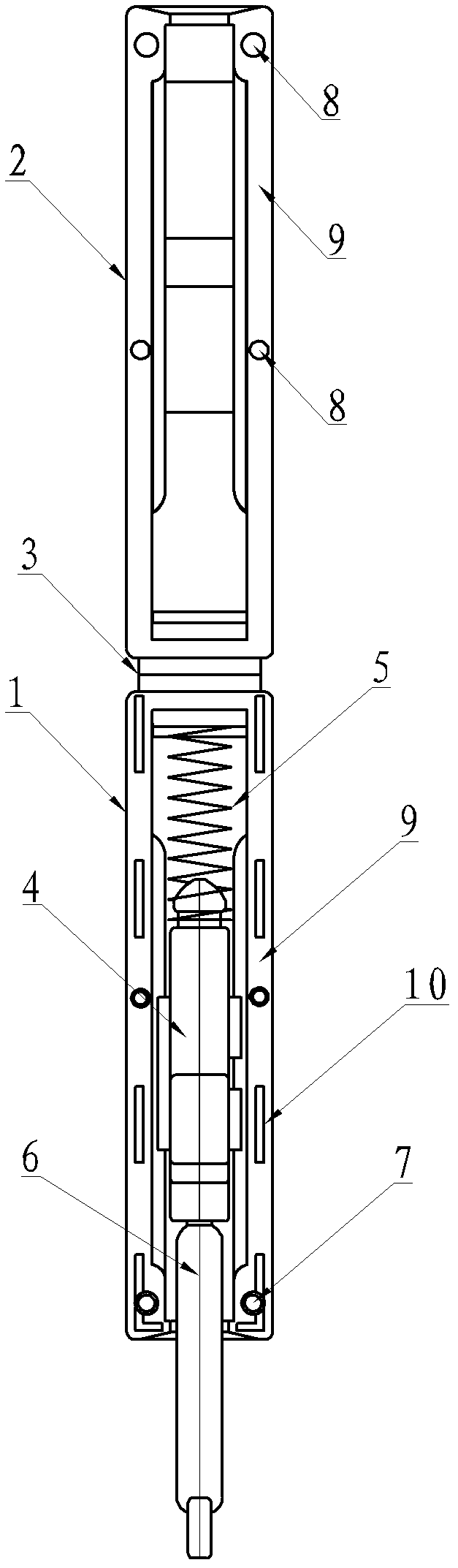 One-piece type welding-fixation disposal blood taking needle