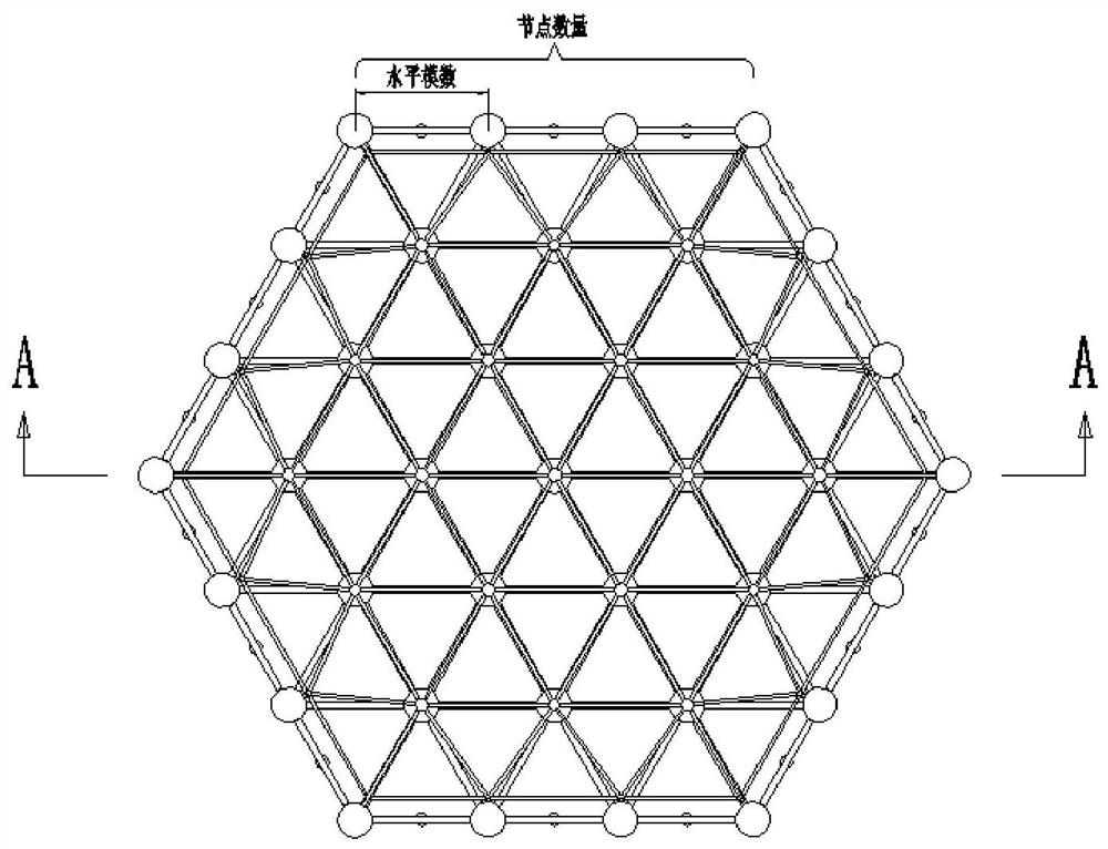 Light semi-submersible deep sea net cage with modular space truss structure