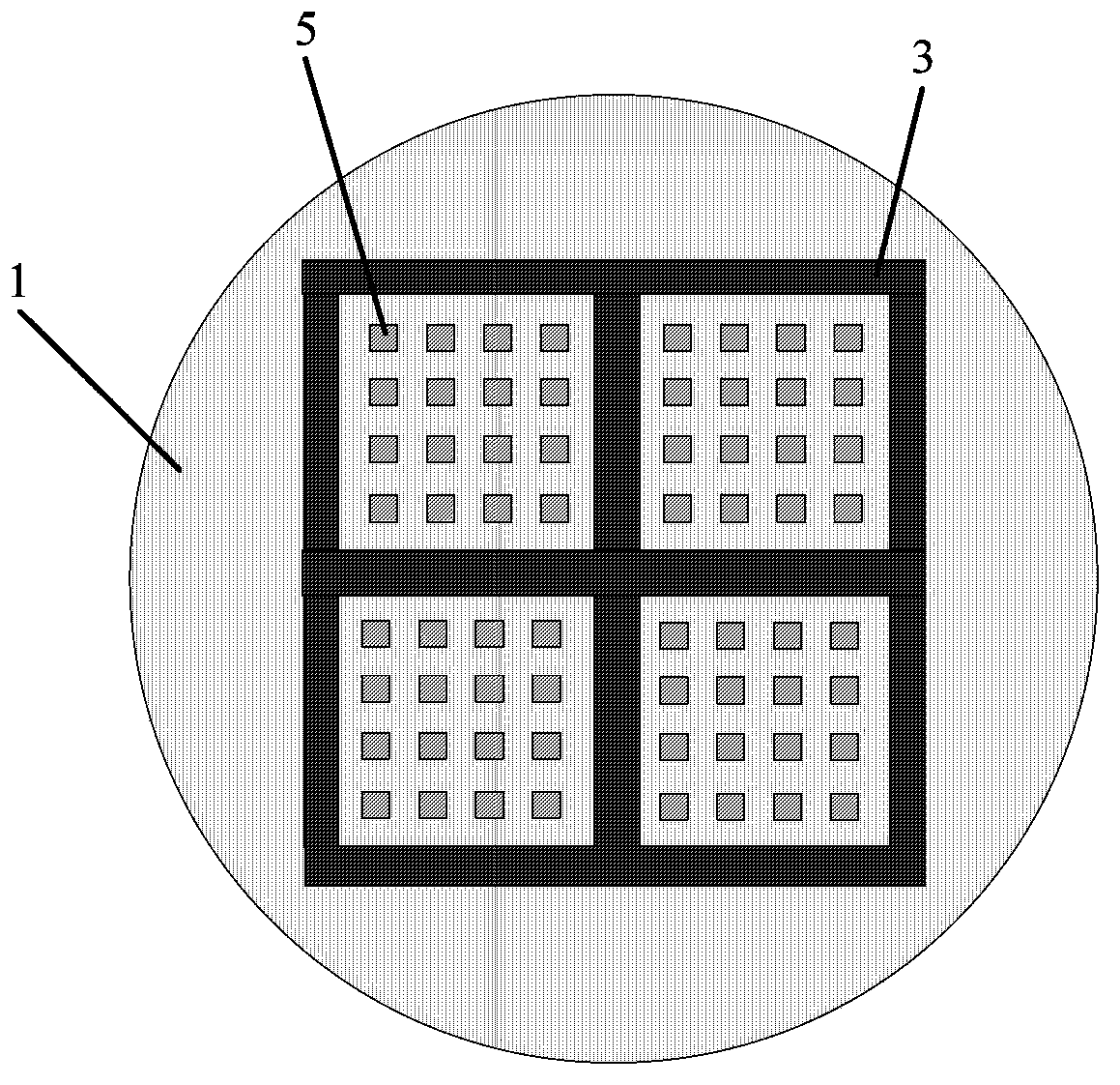 Method and structure for encapsulating transparent substrate detector chip