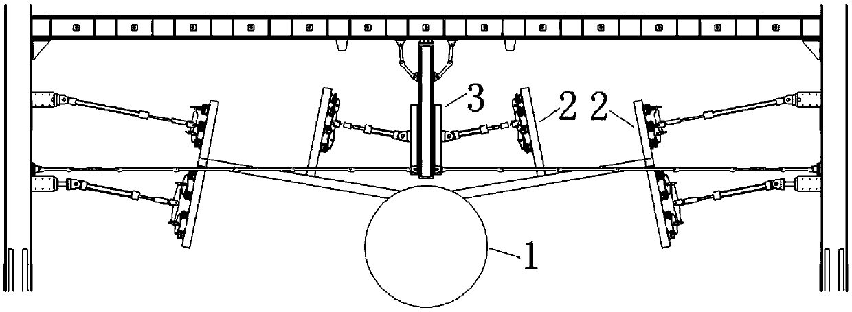 Four-vertical-fin load loading method