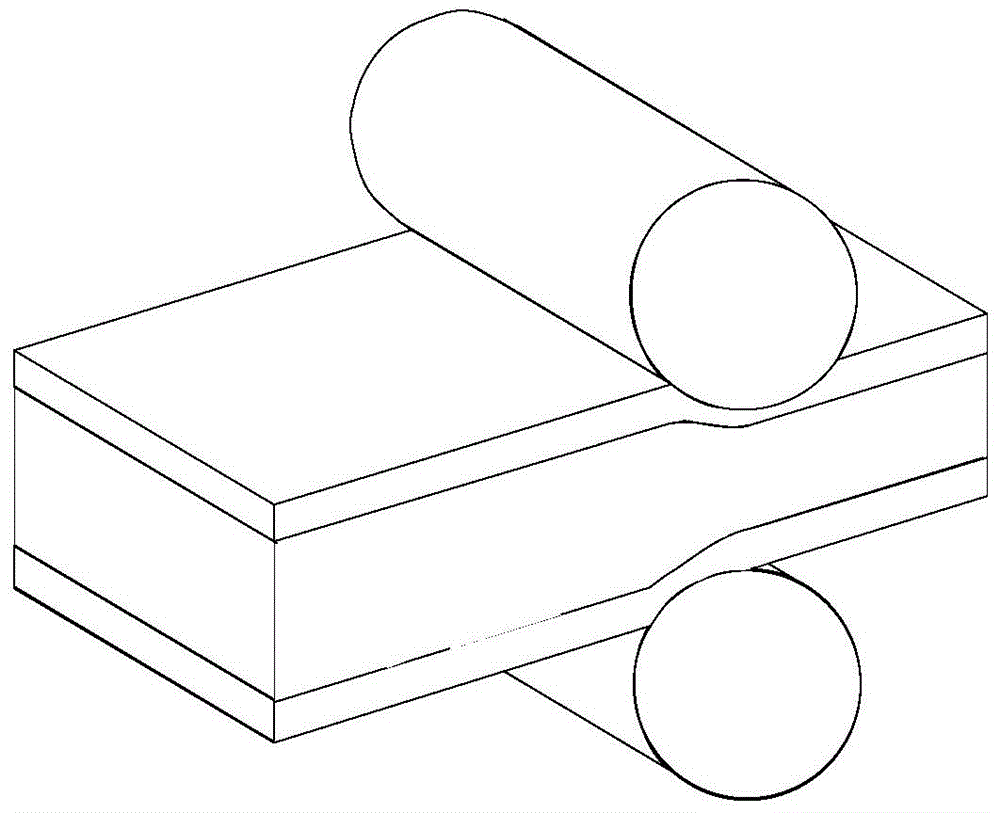 Prediction method for flaw length of Cu-Al sandwich rolling-bonded band head