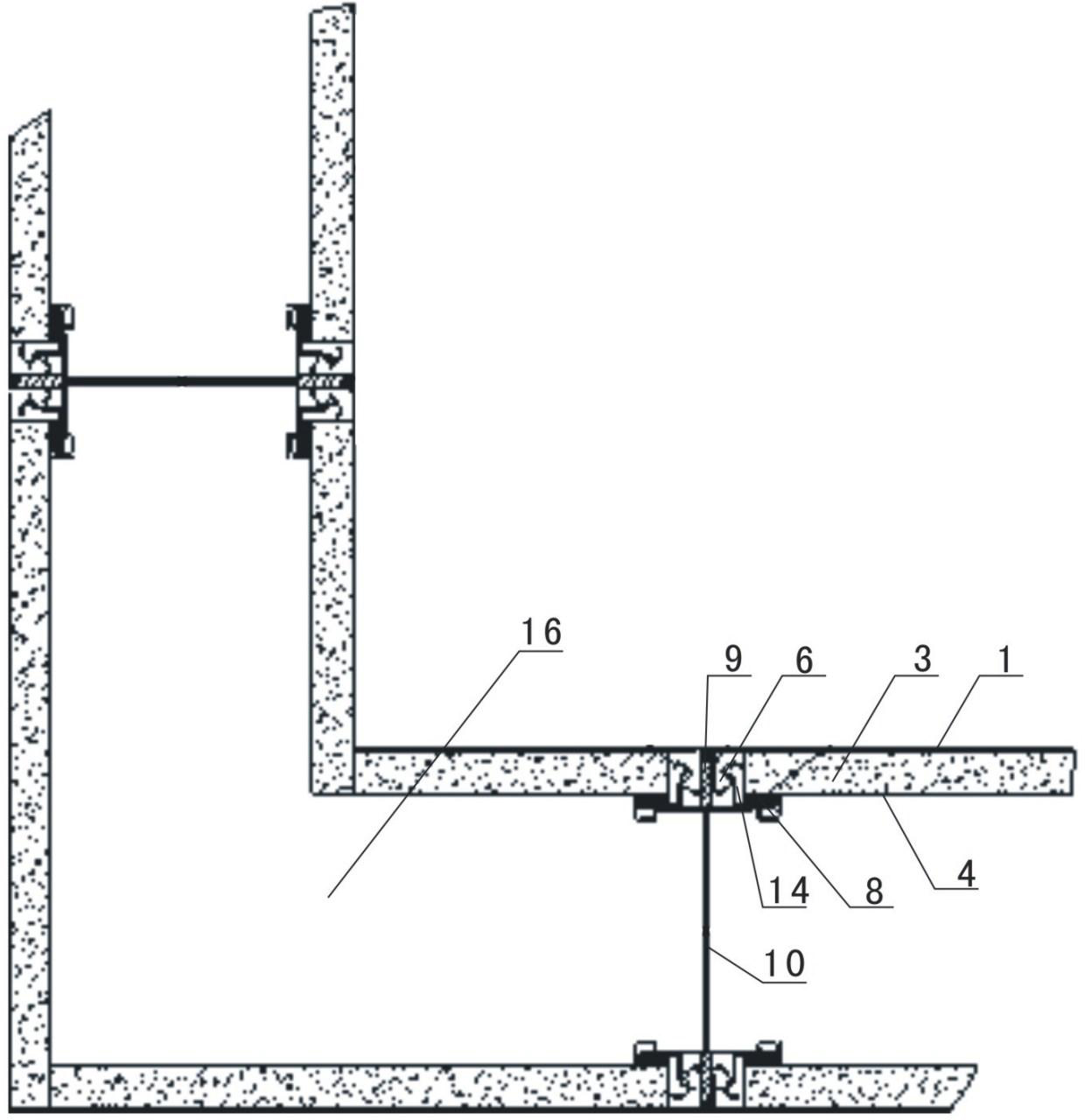 Hollow gypsum purifying wallboard and mounting device