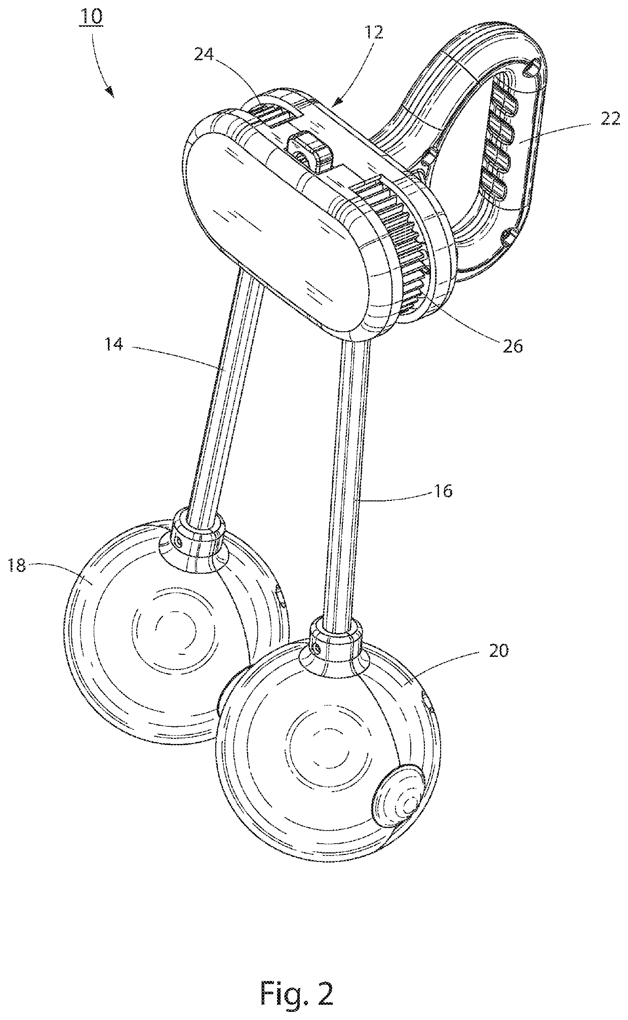 Clacking ball toy