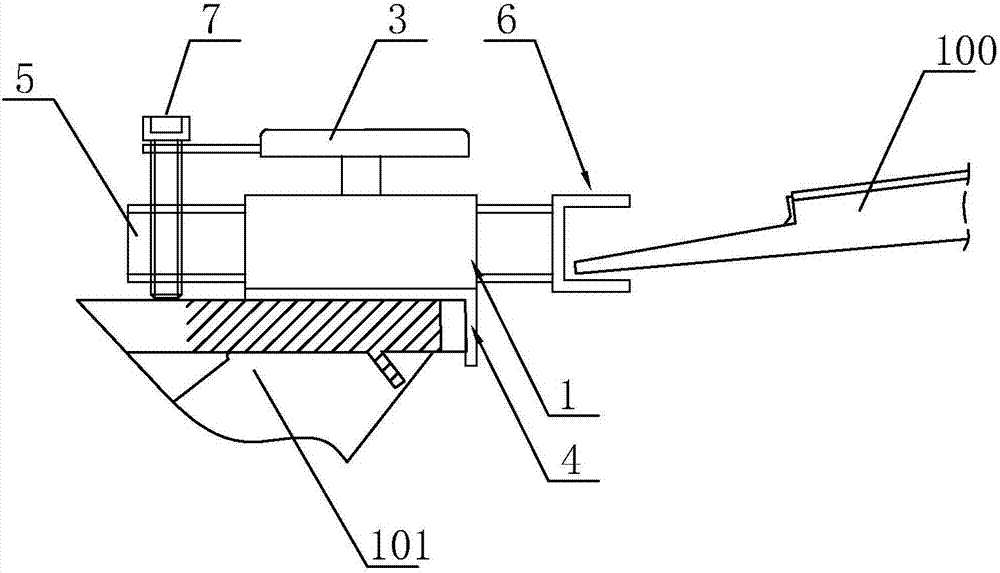 A comb-tooth plate force detection device for an escalator