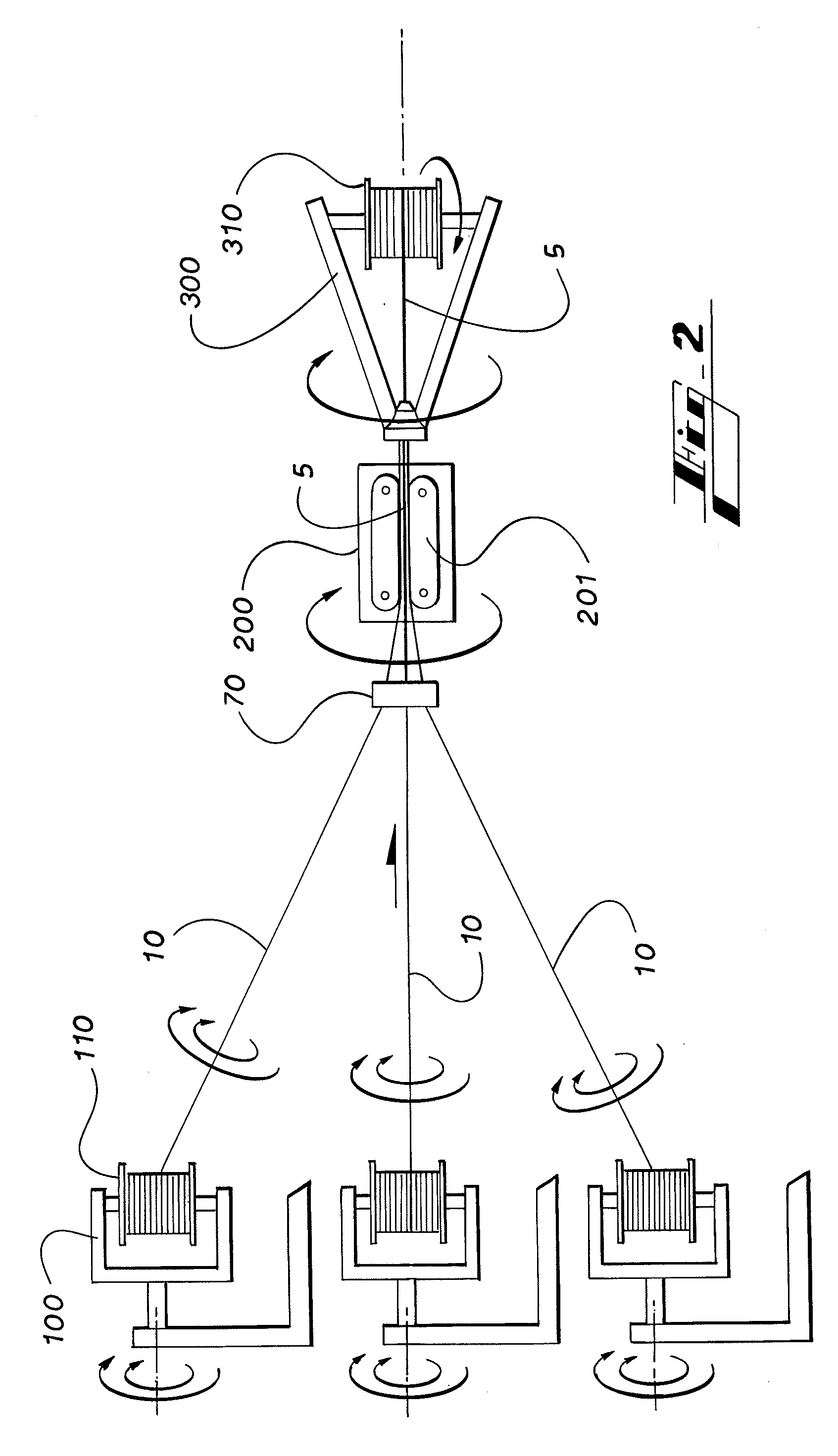 Multi-element twisted assembly and method using reverse axial torsion