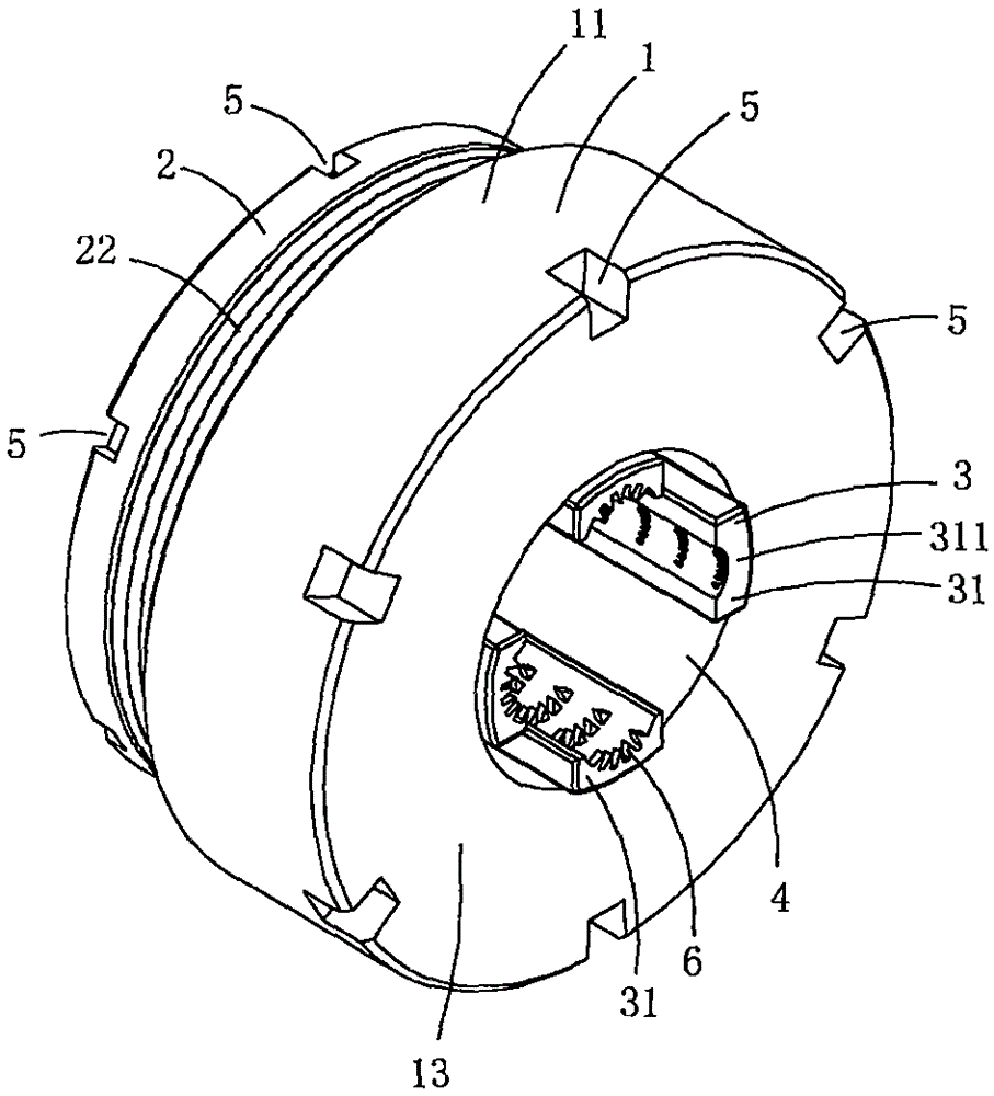 Electric power wire trapping fitting