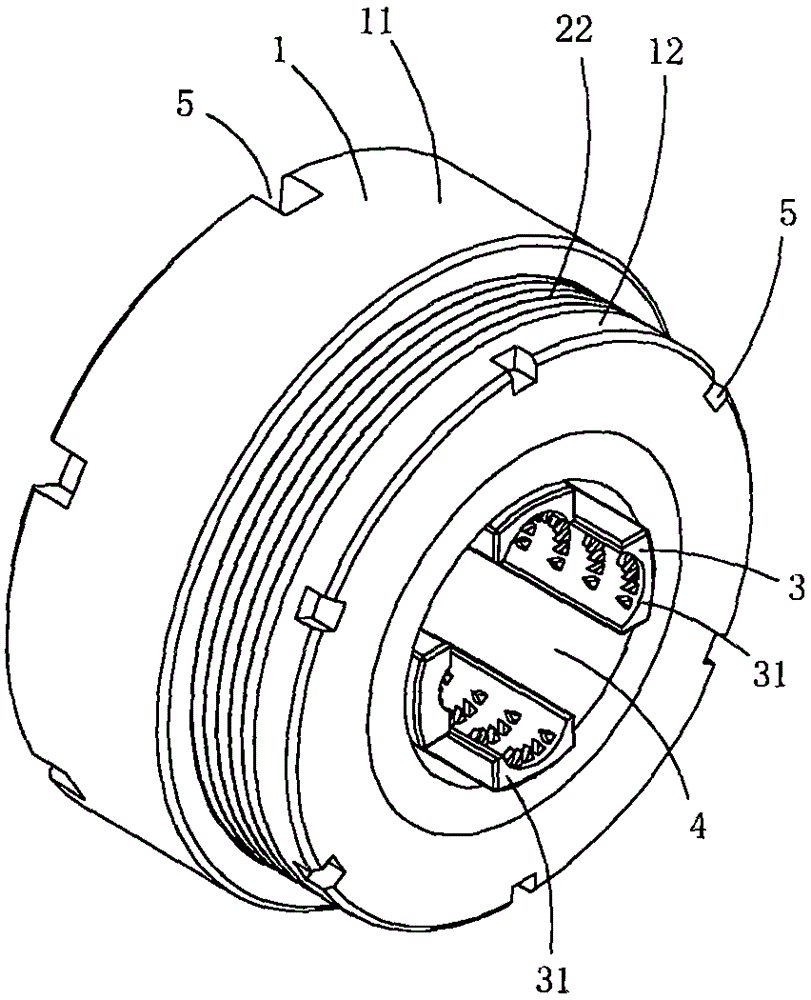 Electric power wire trapping fitting