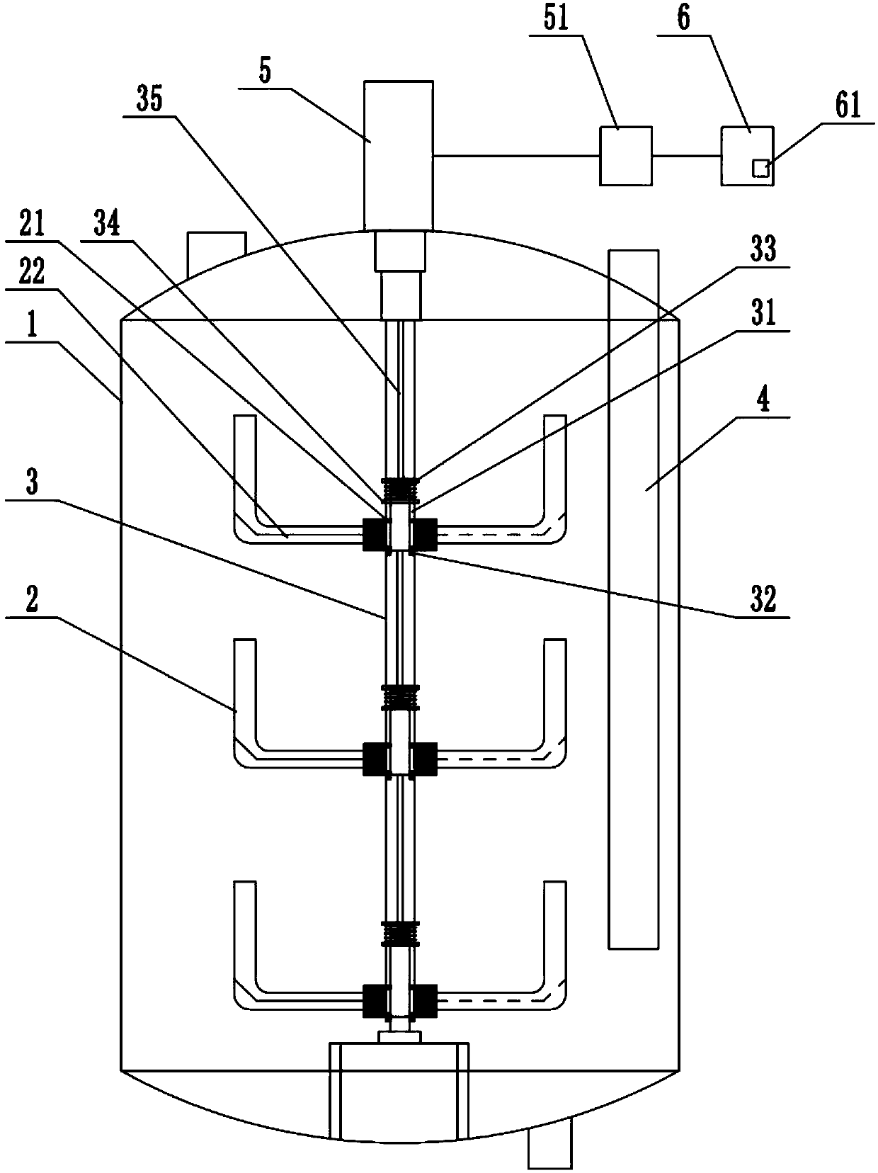 High-concentration waste liquid treatment evaporation reactor and waste liquid treatment method