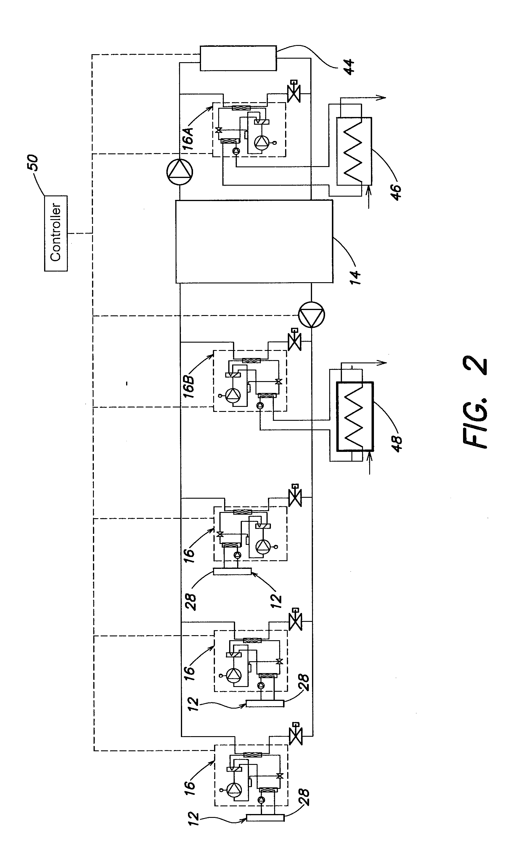 System and method for maintaining air temperature within a building HVAC system