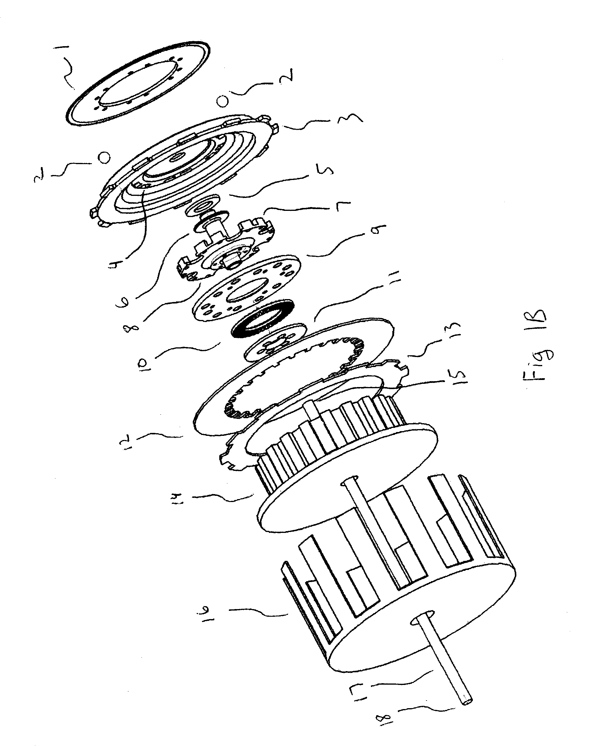 Clutch apparatus with automatic centrifugal engagement of pressure plate